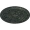 Ekena Millwork Kaya Ceiling Medallion (Fits Canopies up to 5 1/4"), 23 5/8"OD x 1 1/2"P, Painted Turtle Crackle CM23KAPTC - alternate 4